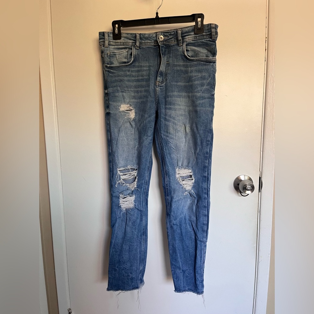 Zara Trafaluc Denimwear Jeans with Brown Label